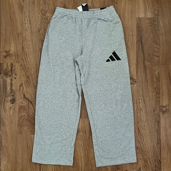 NWT Adidas 3 Bar Wide Leg Pants - Picture 1 of 11